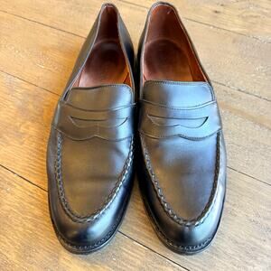 Allen Edmonds Randolph Bench Welt Penny Loafers Black Men's 13 D Dress Shoes